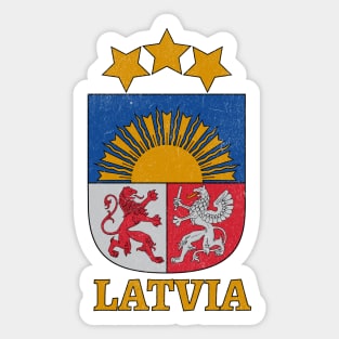 Latvian Coat of Arms Sticker